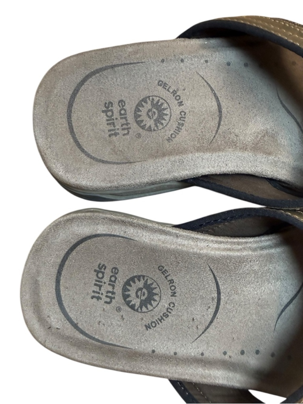 Earth Spirit Men’s Brown Flip Flop Sandals - Casual Comfort - US Size 10 - Picture 5 of 12